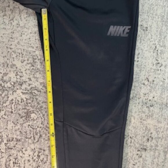 🧡3/15 Nike Dri-Fit Black Athletic Sweatpants Drawstring Youth M - Picture 4 of 9